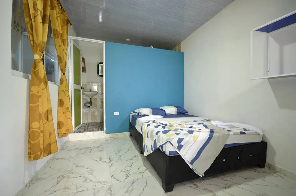Habitación doble azul